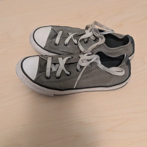 Converse Green Canvas Sneakers - Picture 5 of 9